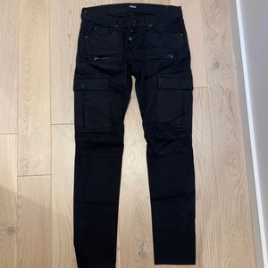 Hudson Jeans - Grayson Cargo Biker , Sz 30, Black